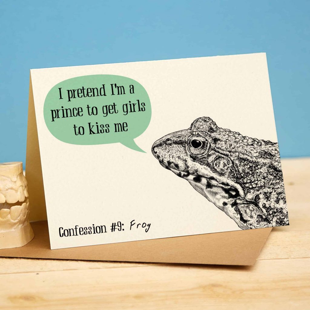 Prince Frog Funny Greetings Card