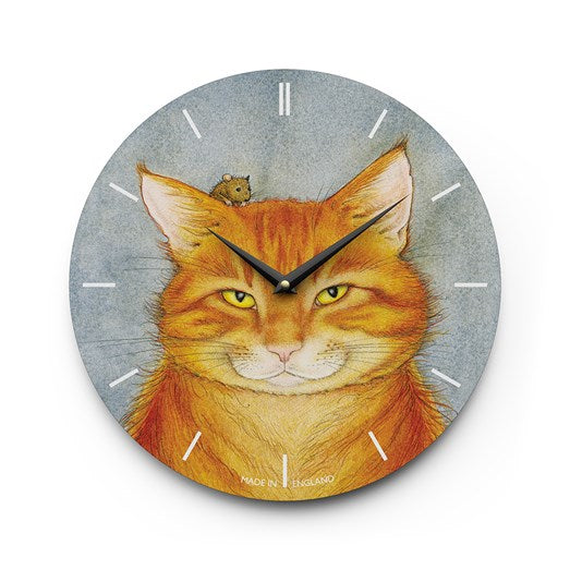 Jasper The Ginger Cat Wall Clock