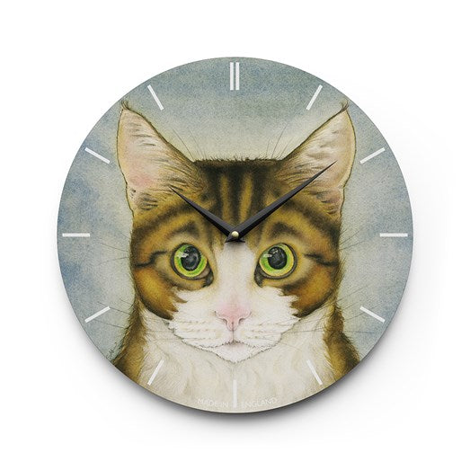 Tom Cat With The Sweet Face Wall Clock