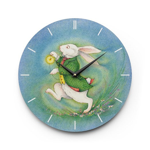 White Rabbit Wall Clock