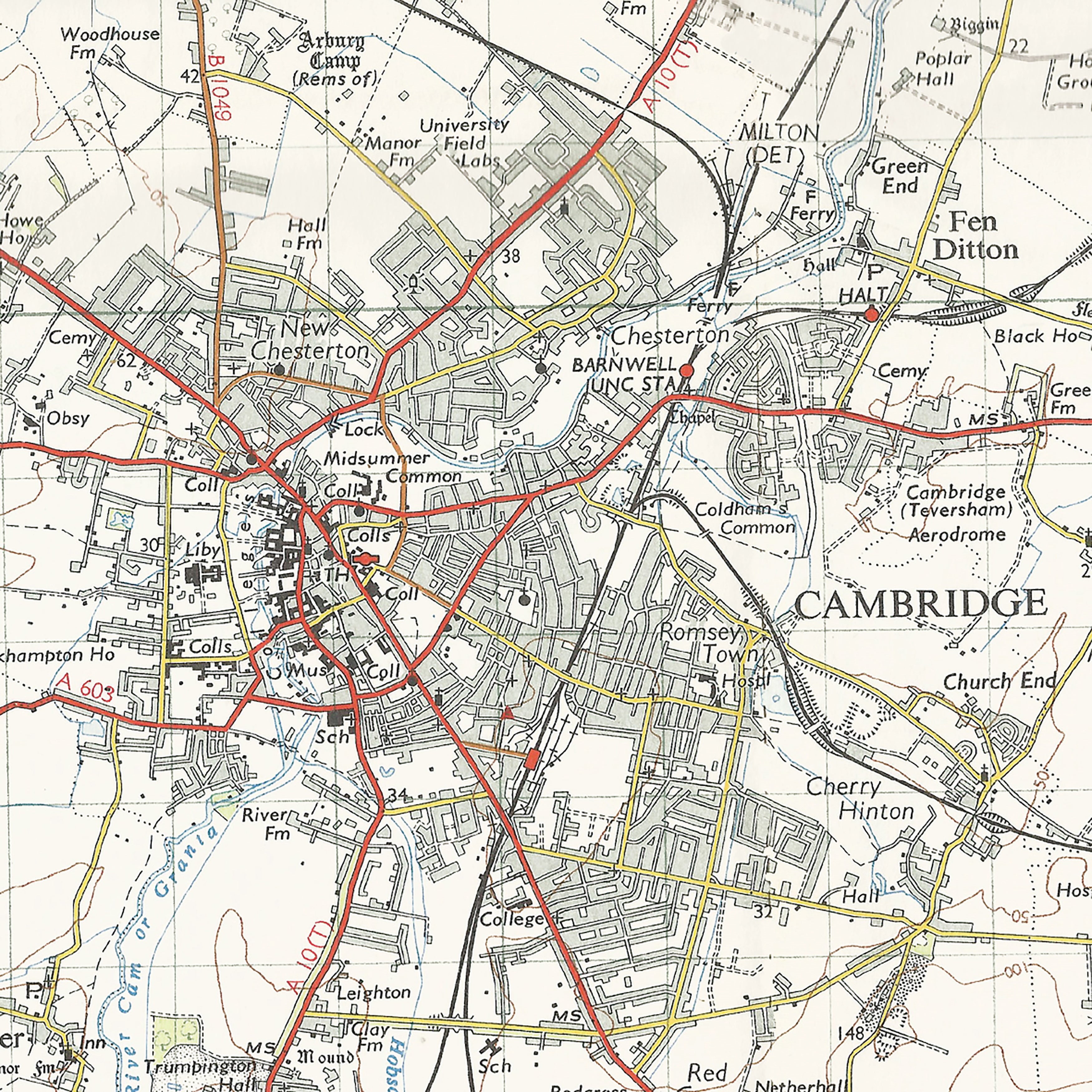 Vintage Map Cushion Cover