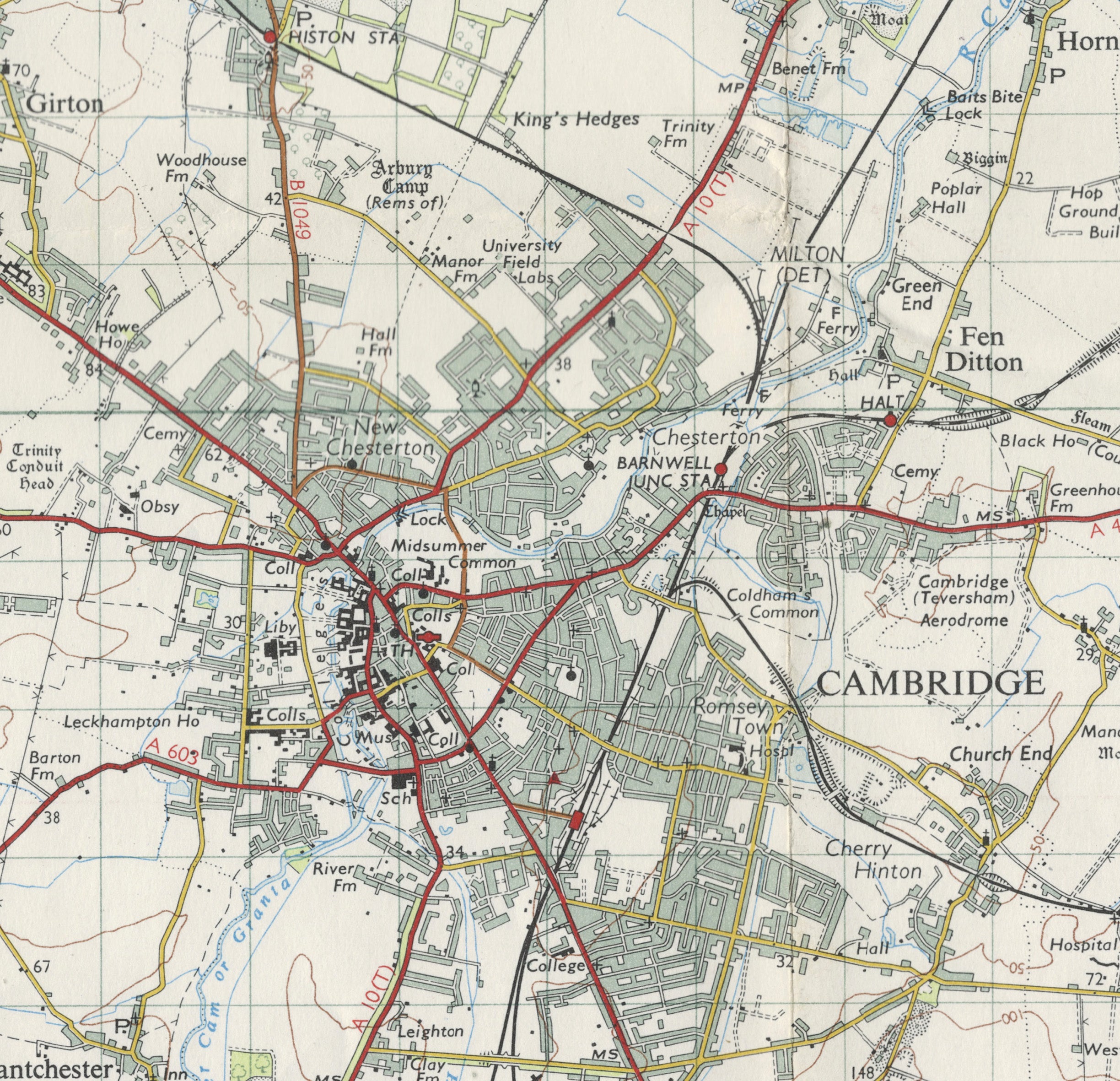 Vintage Map Ceramic Coaster