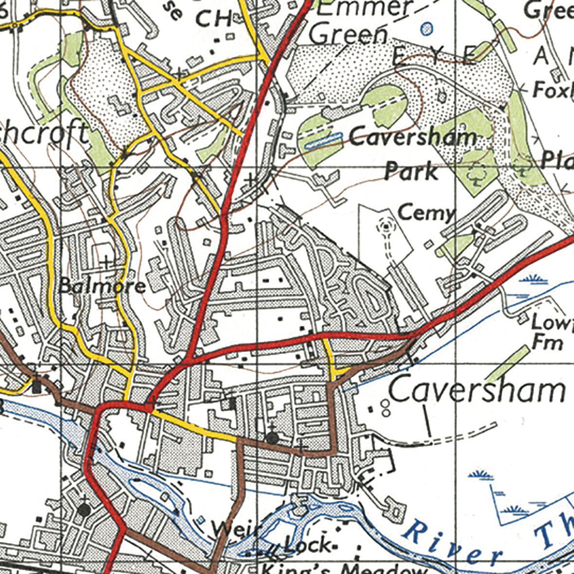 Vintage Map Ceramic Coaster