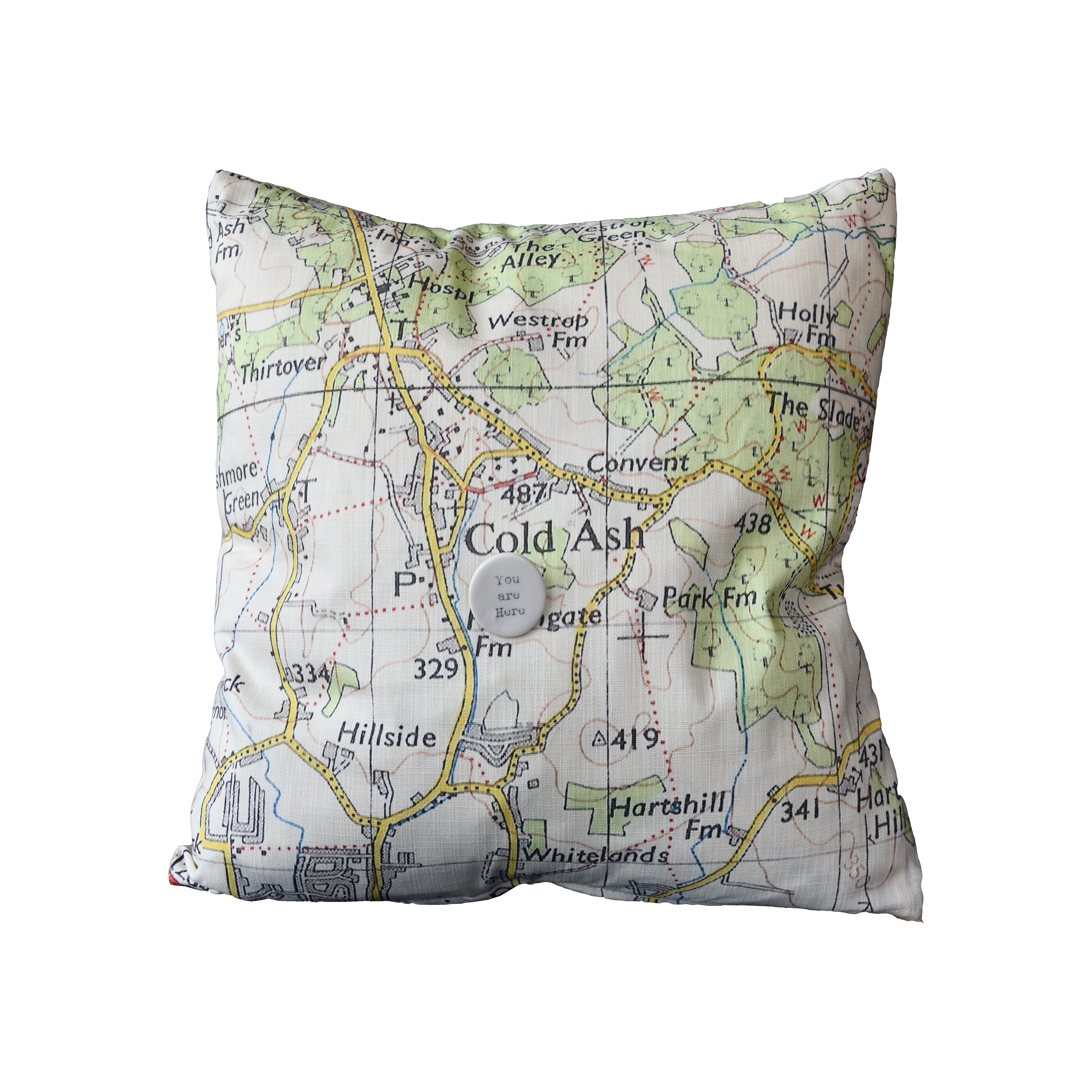 Vintage Map Cushion Cover