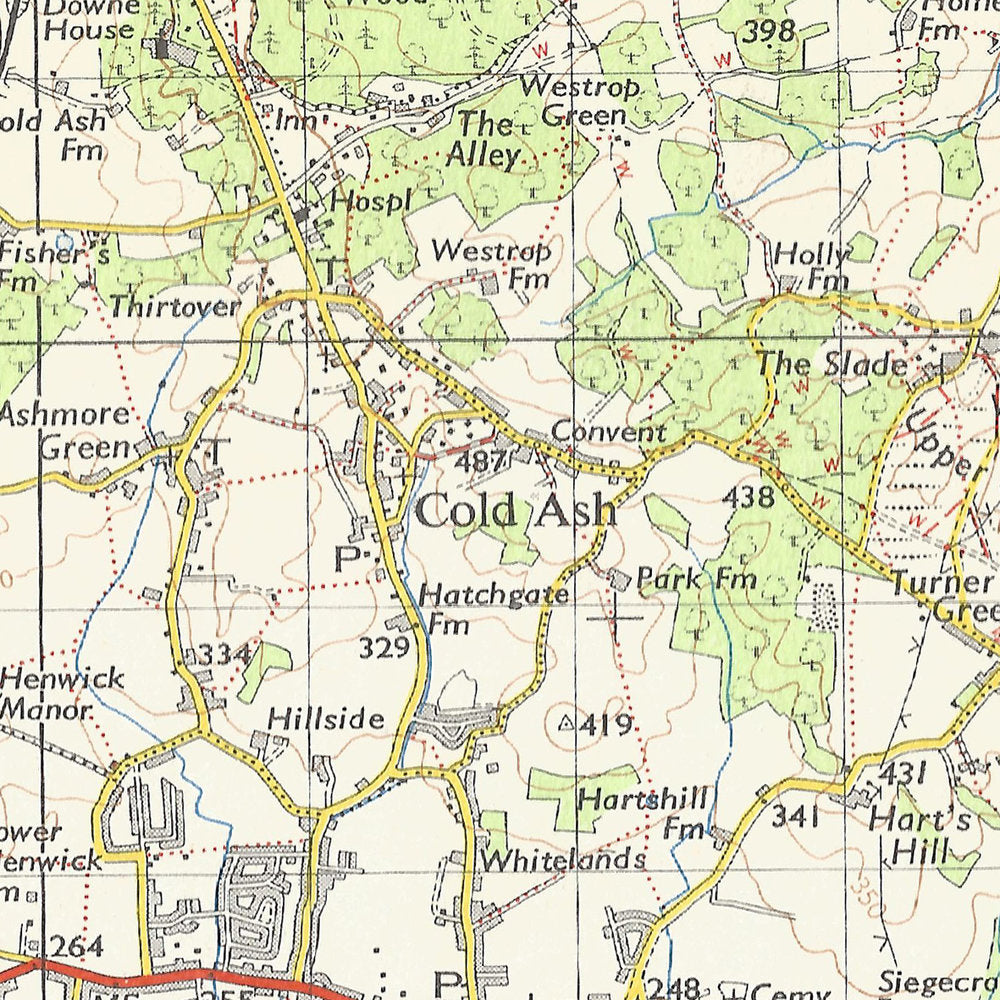 Vintage Map Ceramic Coaster