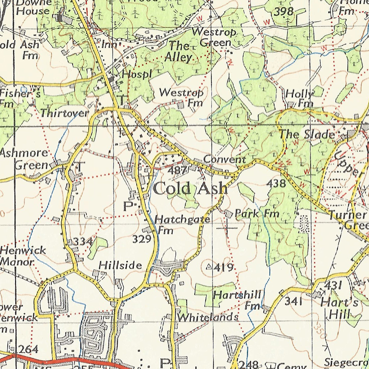 Vintage Map Cushion Cover