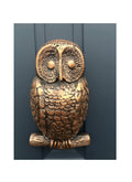 Owl Door Knocker - Copper