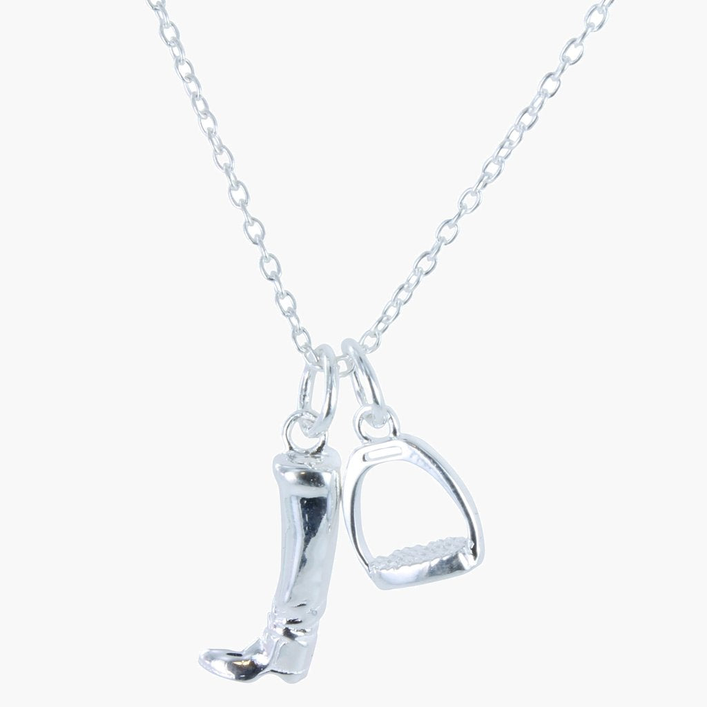 Boot and Stirrup Necklace