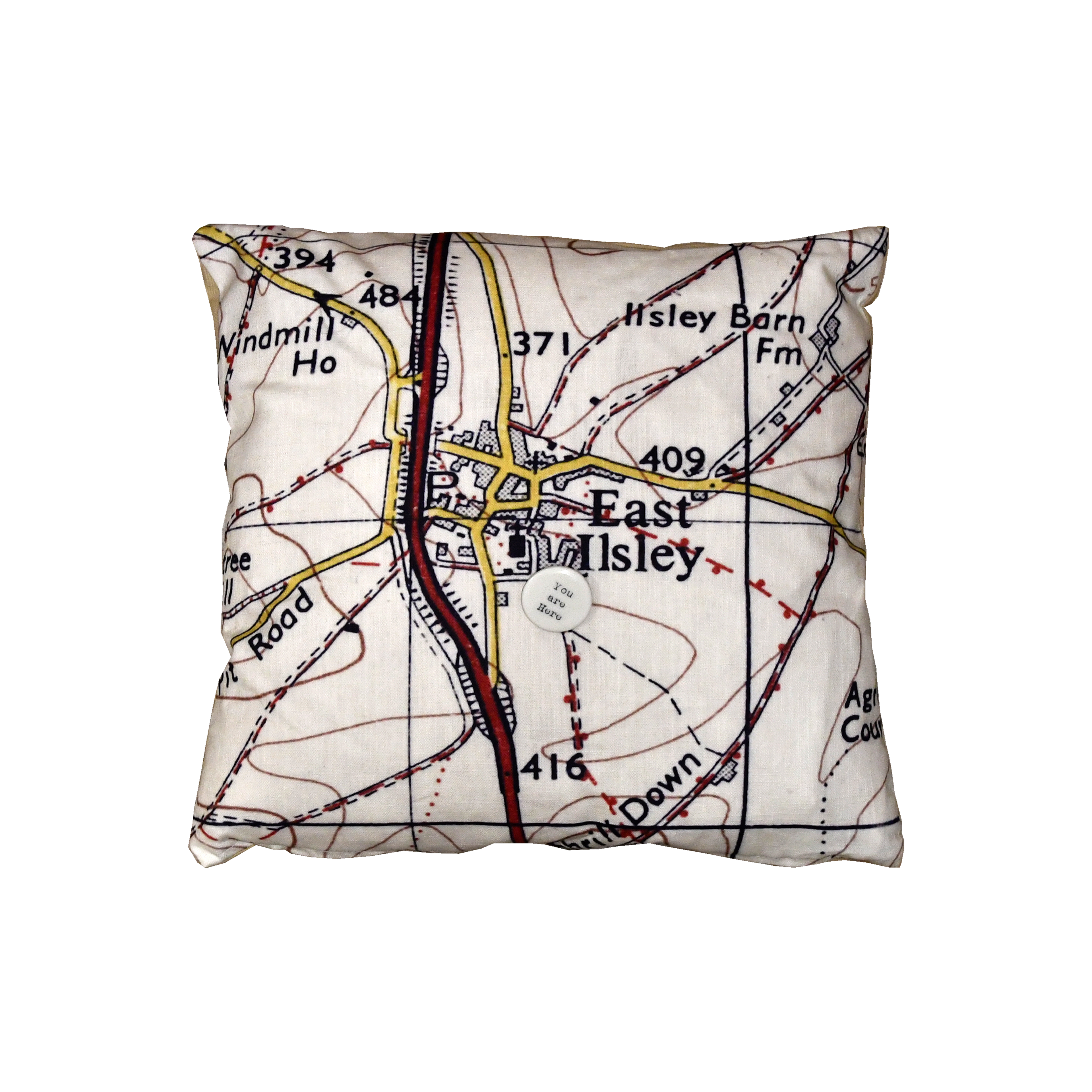 Vintage Map Cushion