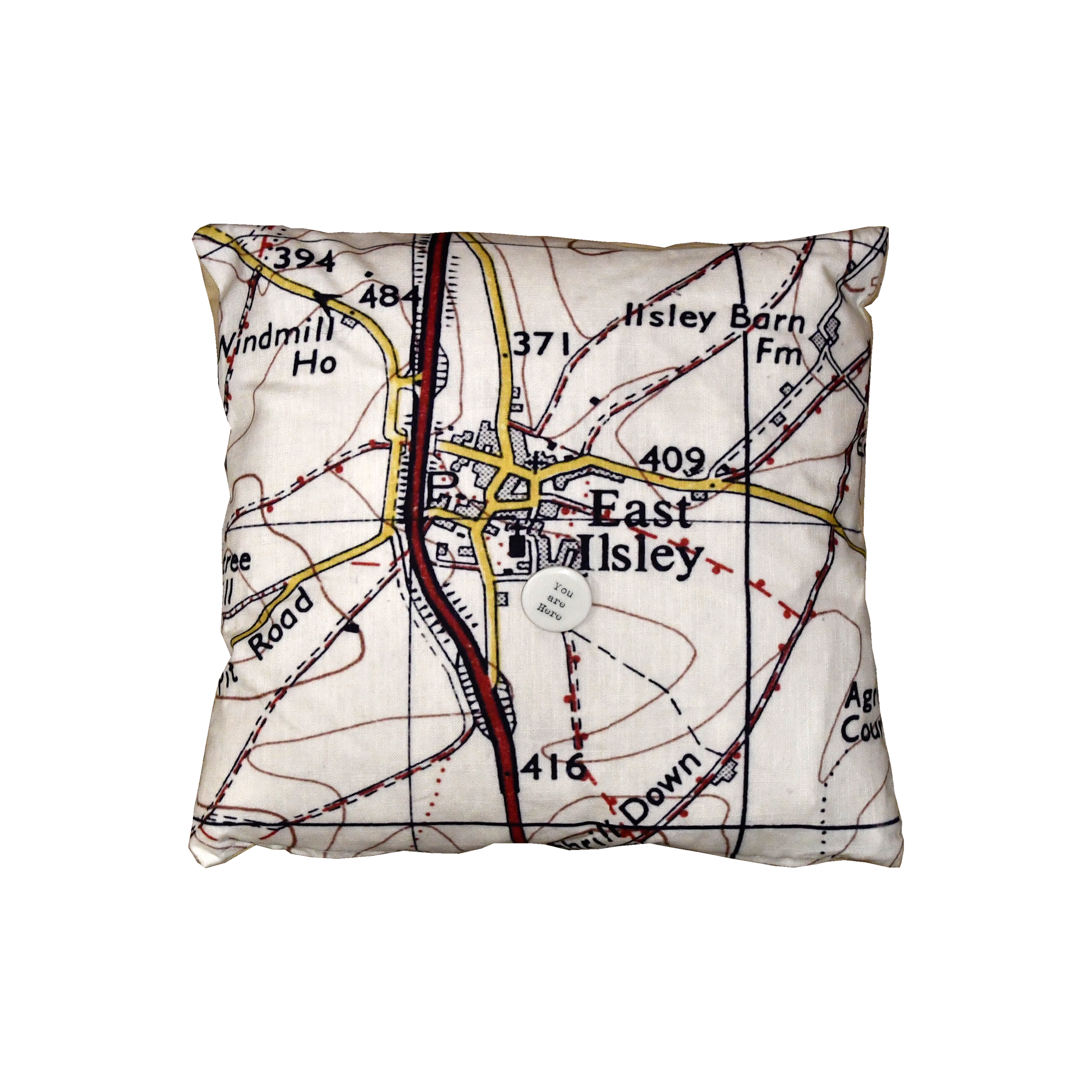 Vintage Map Cushion Cover