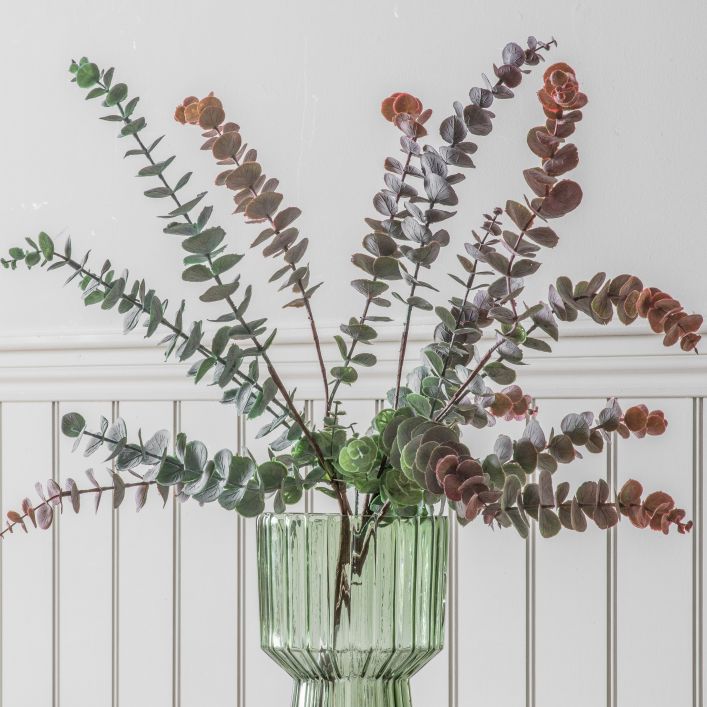 Eucalyptus Spray Faux Stem - Pink Blush