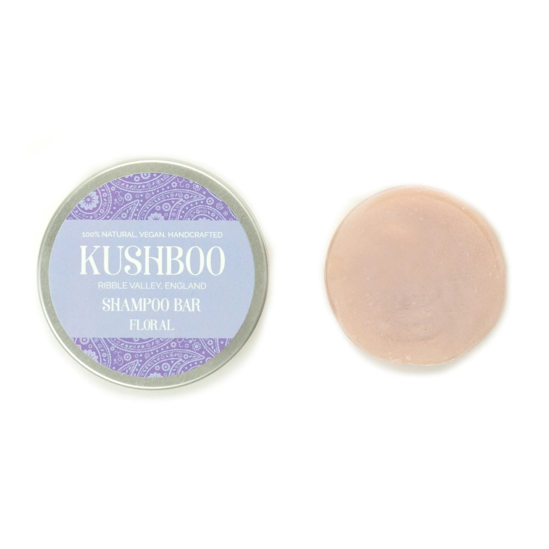 Shampoo Bar in Travel Tin - Floral