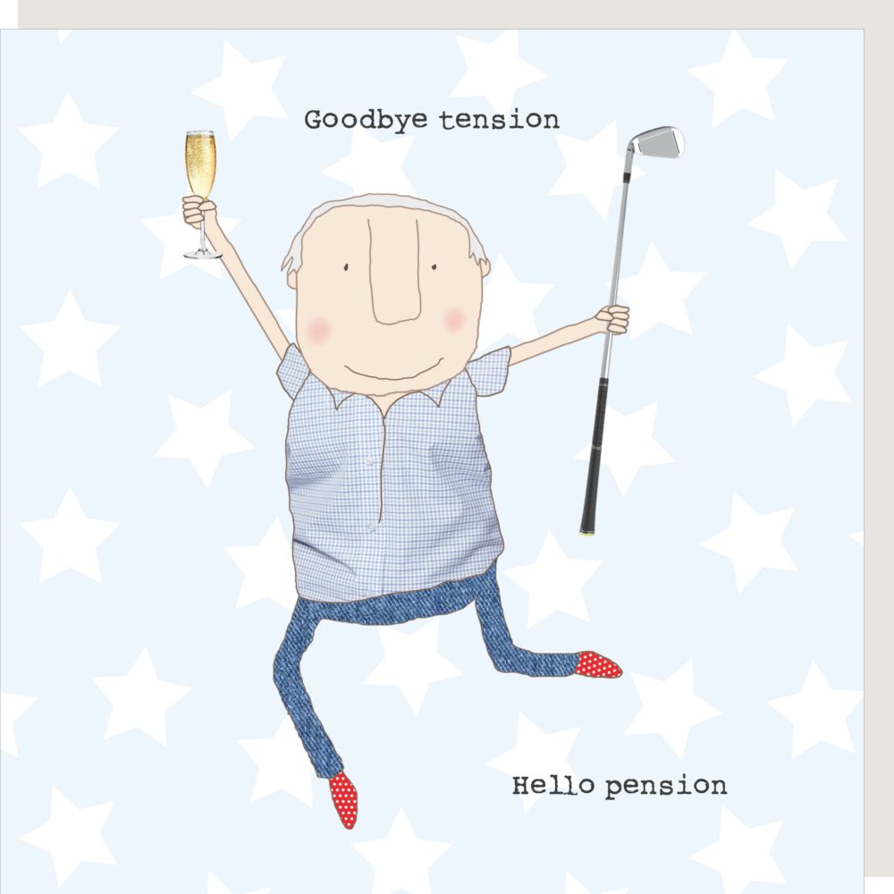Pension Boy Retirement Card