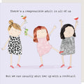 'Responsible Girl' Greeting Card