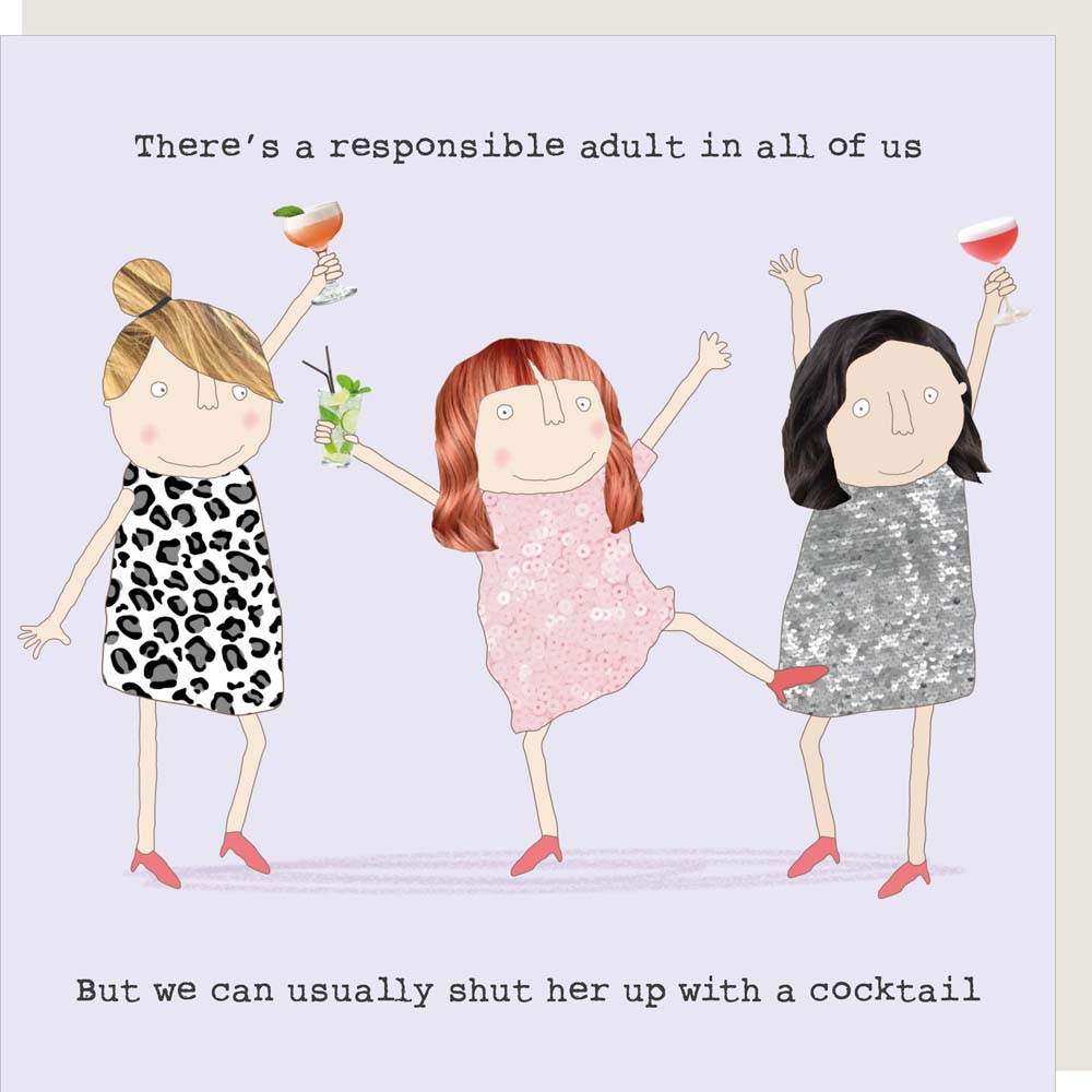 'Responsible Girl' Greeting Card