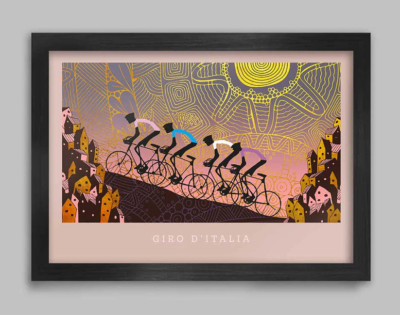 Tuscany - Giro D'Italia- A3 Framed Print