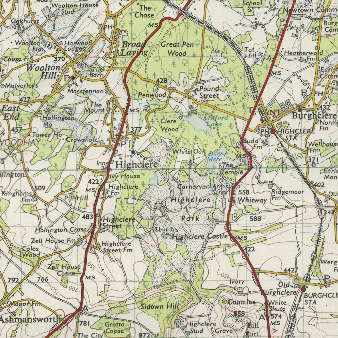 Vintage Map Cushion Cover