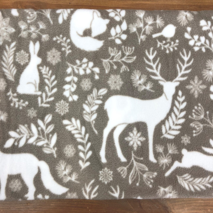 Animal Forest Fleece Blanket - Brown