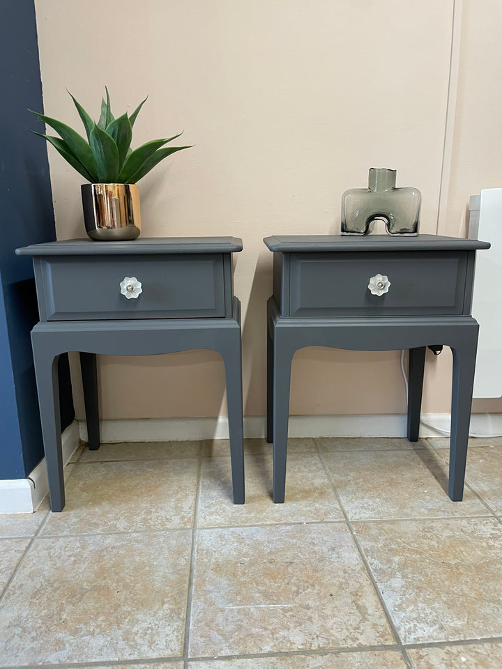 Pair of Stag Lamp Tables