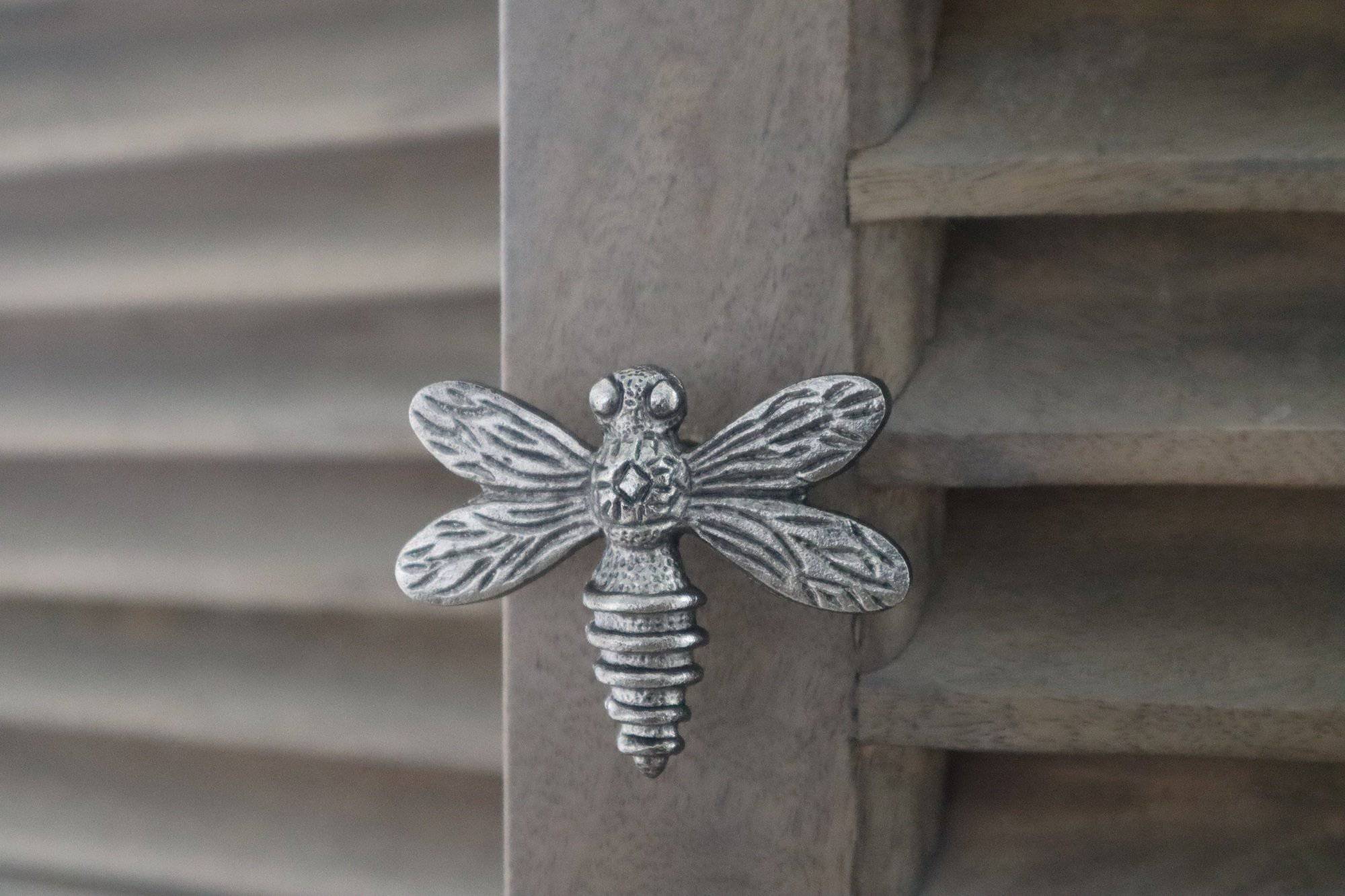 Dragonfly Drawer Knob - Satin Finish