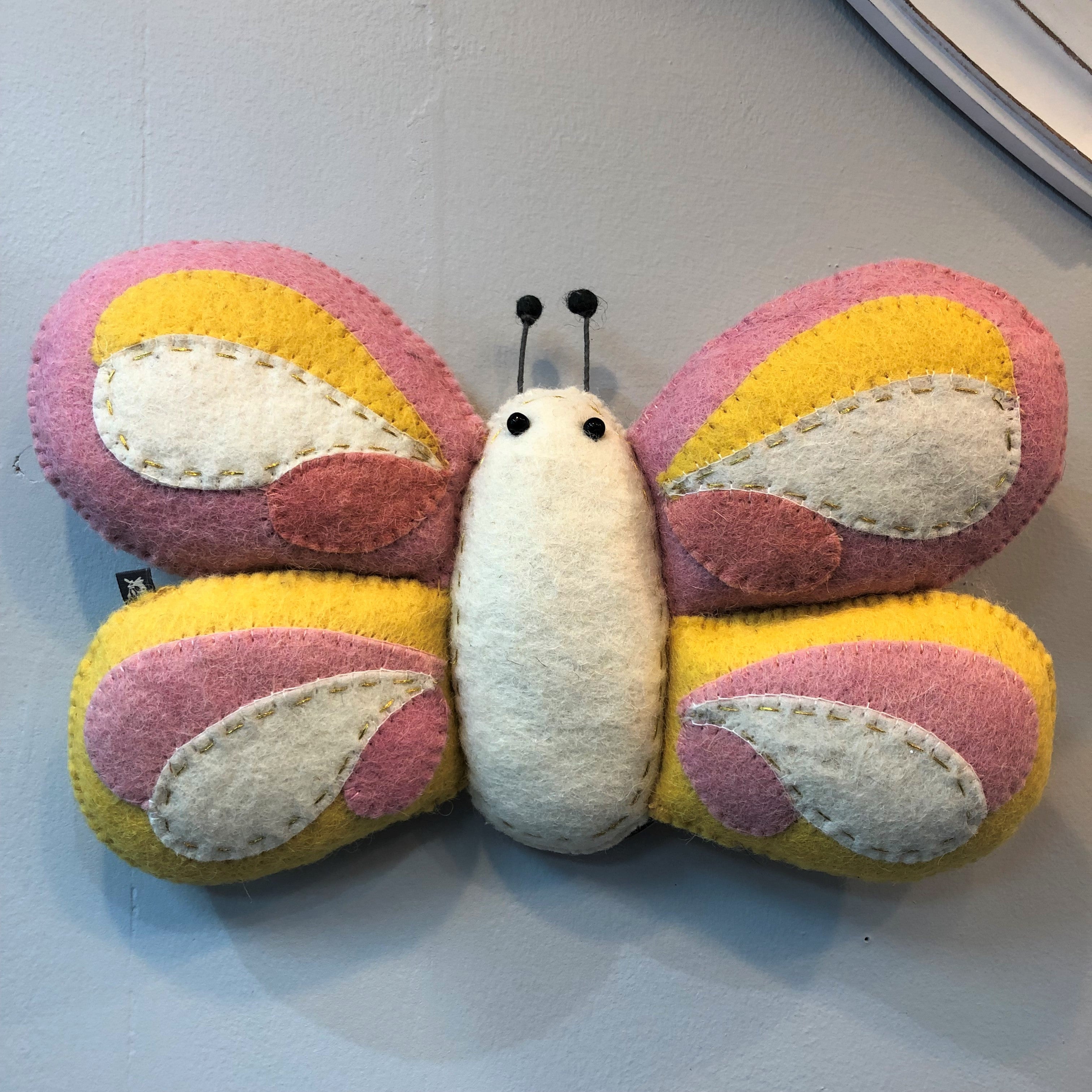 Felt Butterfly Wall Ornament