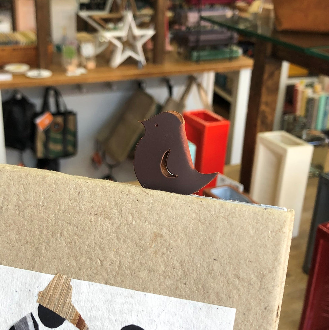 Recycled Leather Magnetic Bookmark (3 Designs)