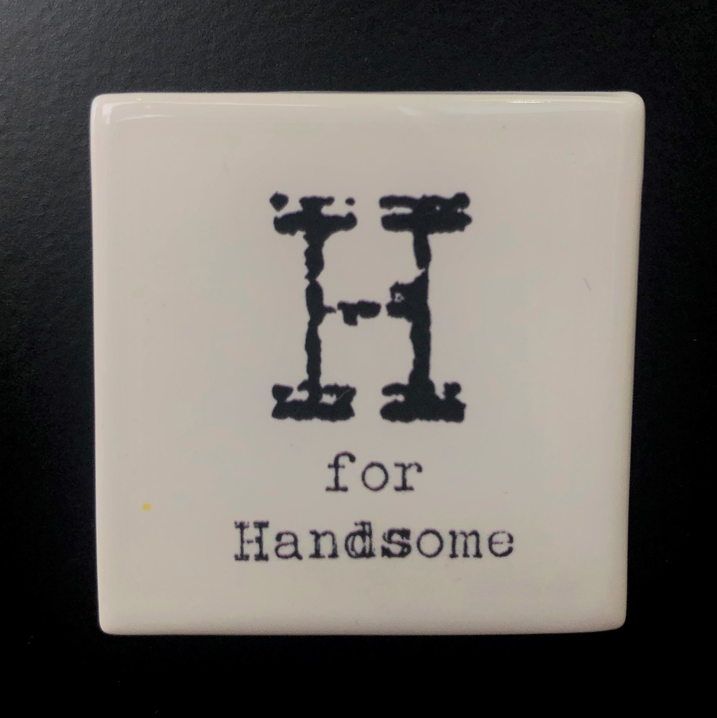 Letter Ceramic Fridge Magnets