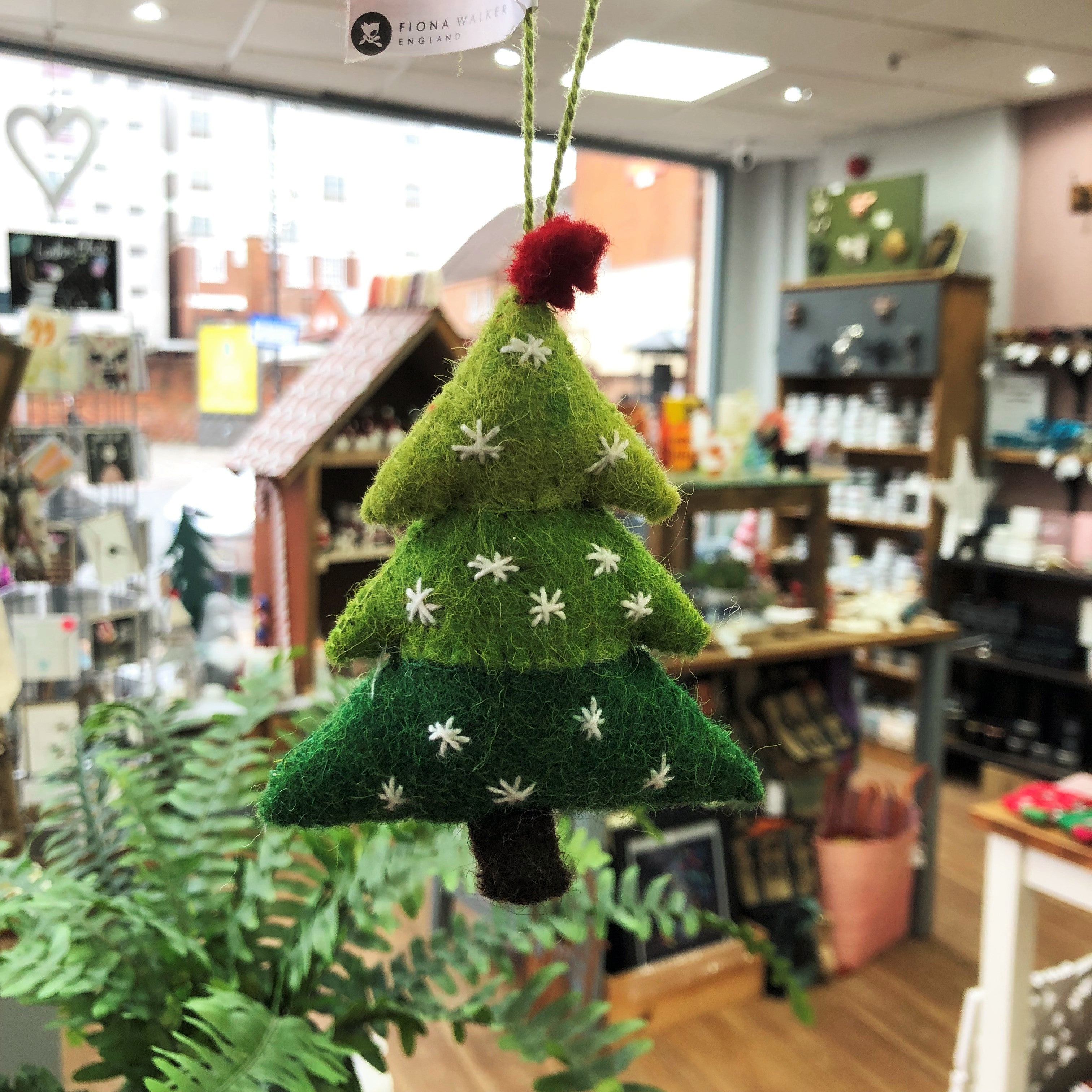 Hanging Felt Christmas Tree