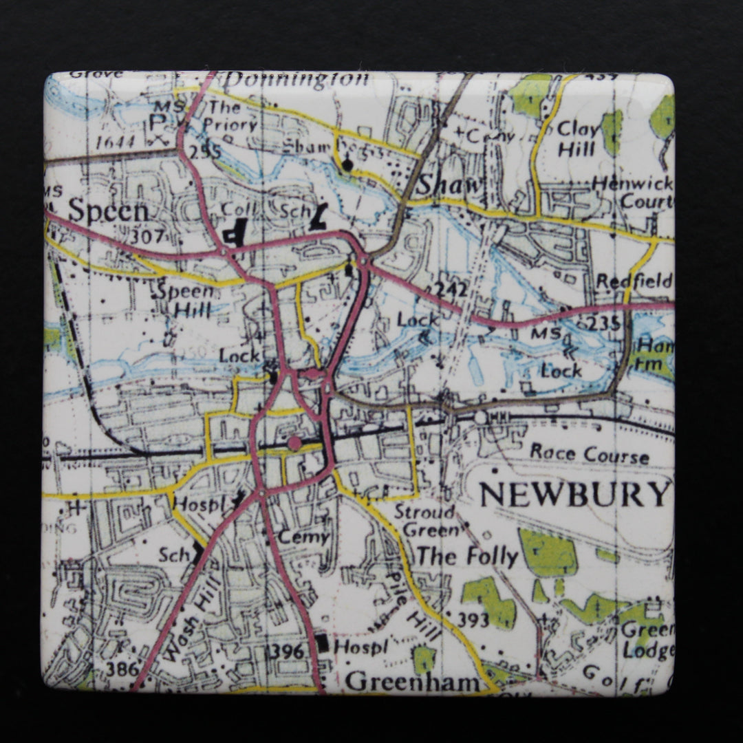 Vintage Map Fridge Magnet
