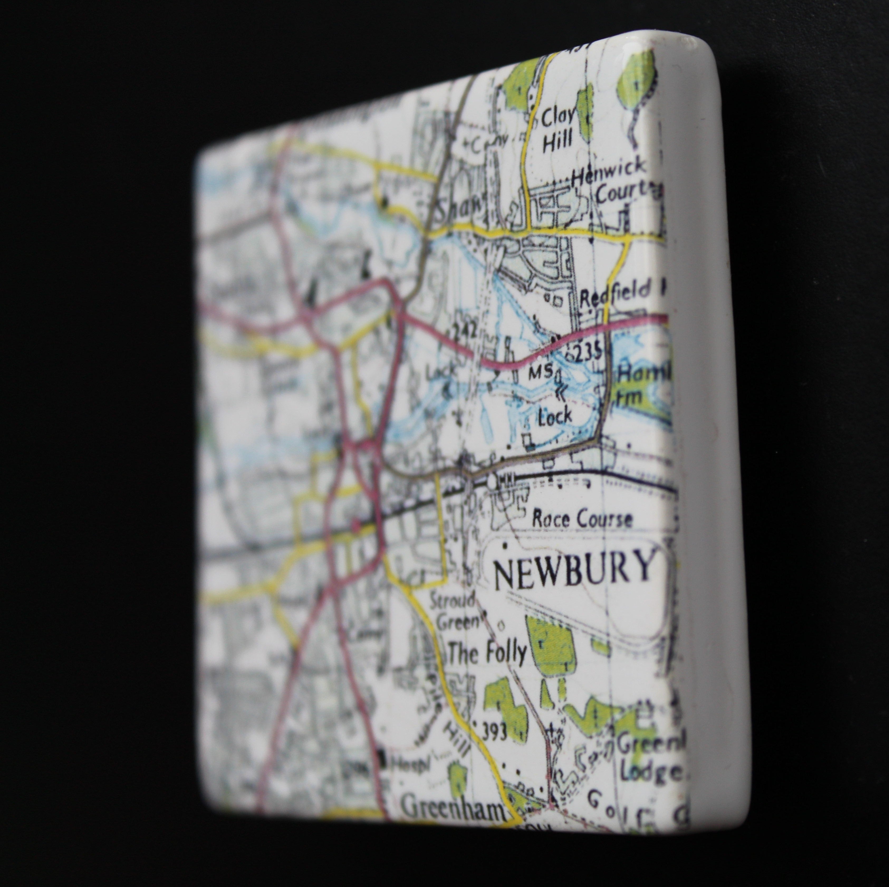 Vintage Map Fridge Magnet
