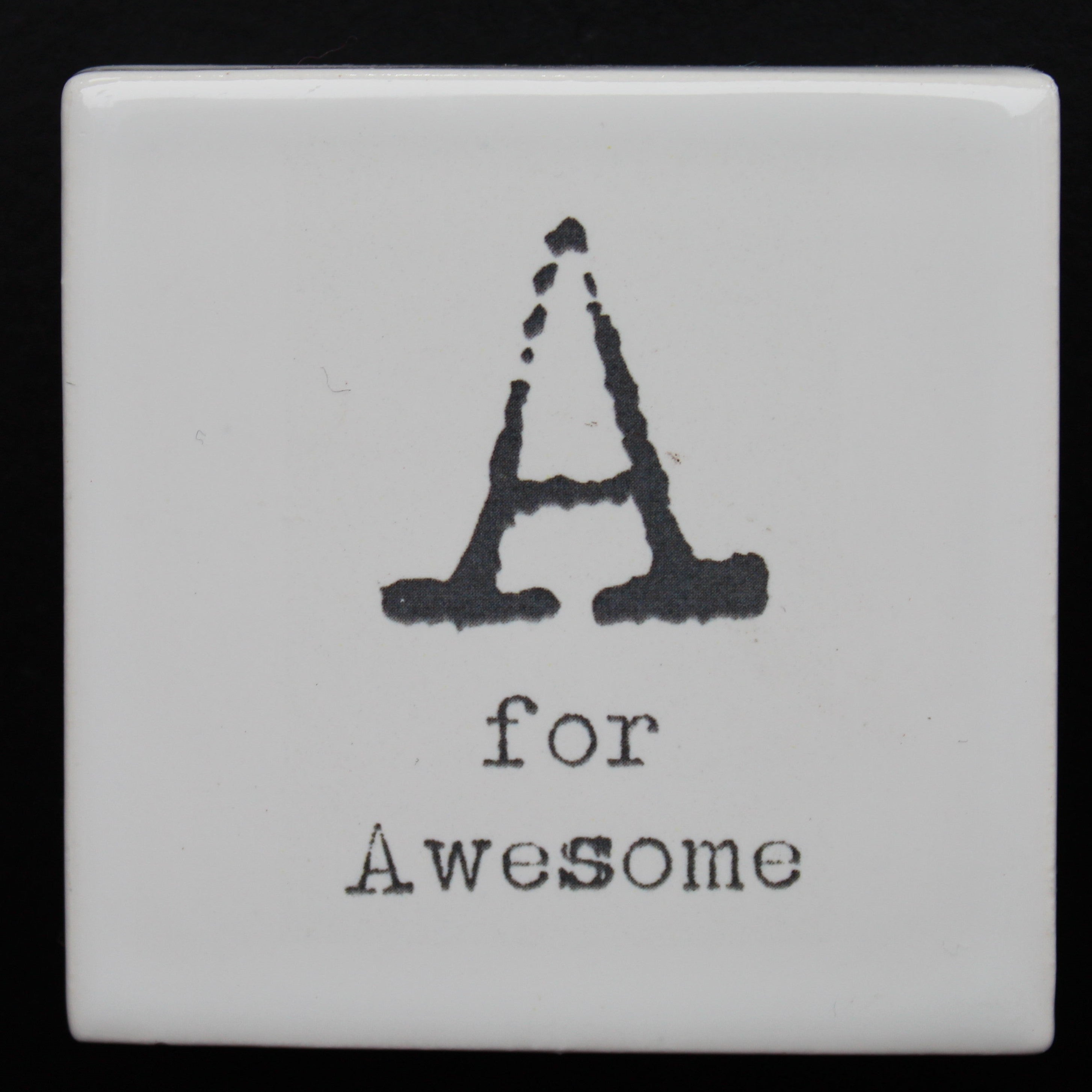 Letter Ceramic Fridge Magnets