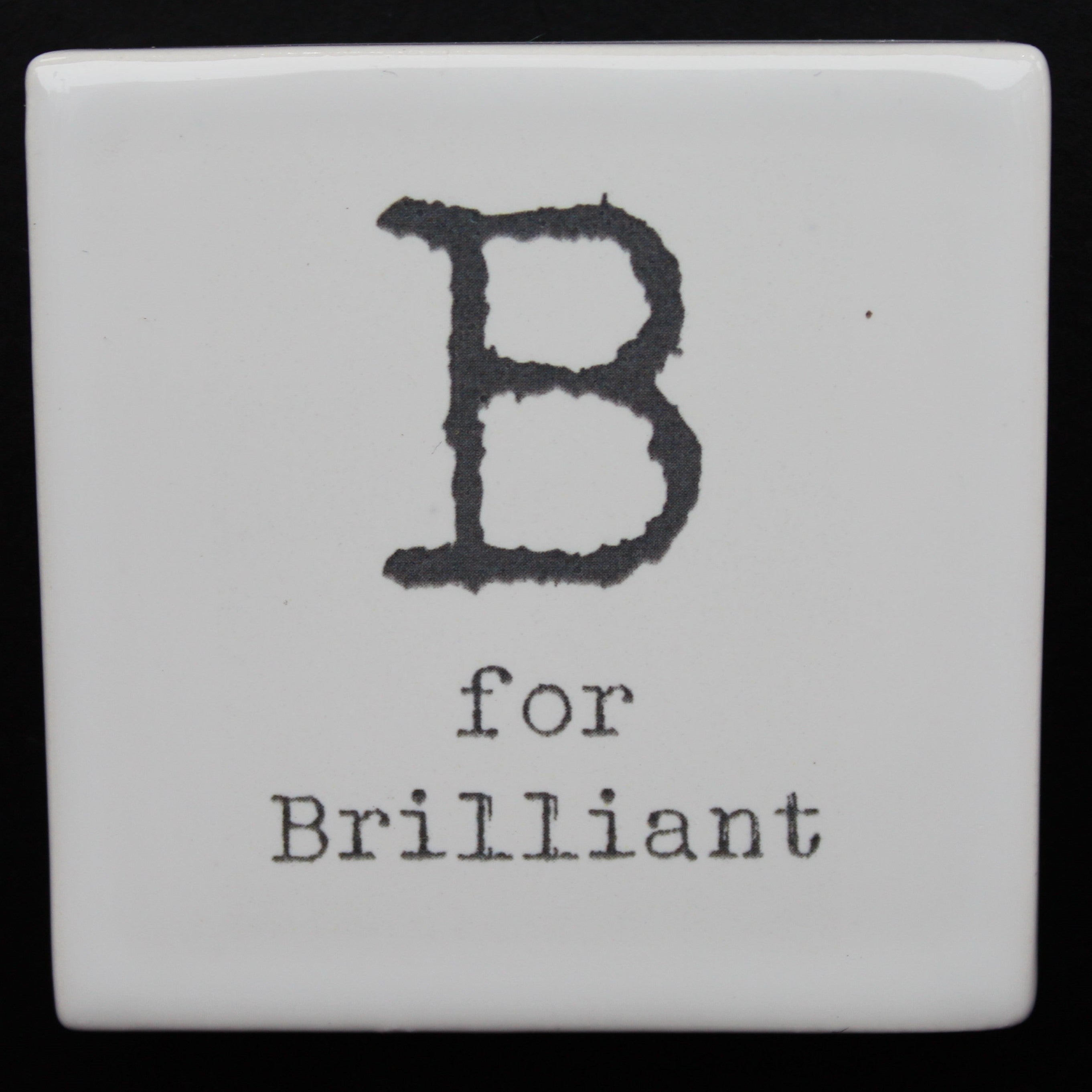 Letter Ceramic Fridge Magnets