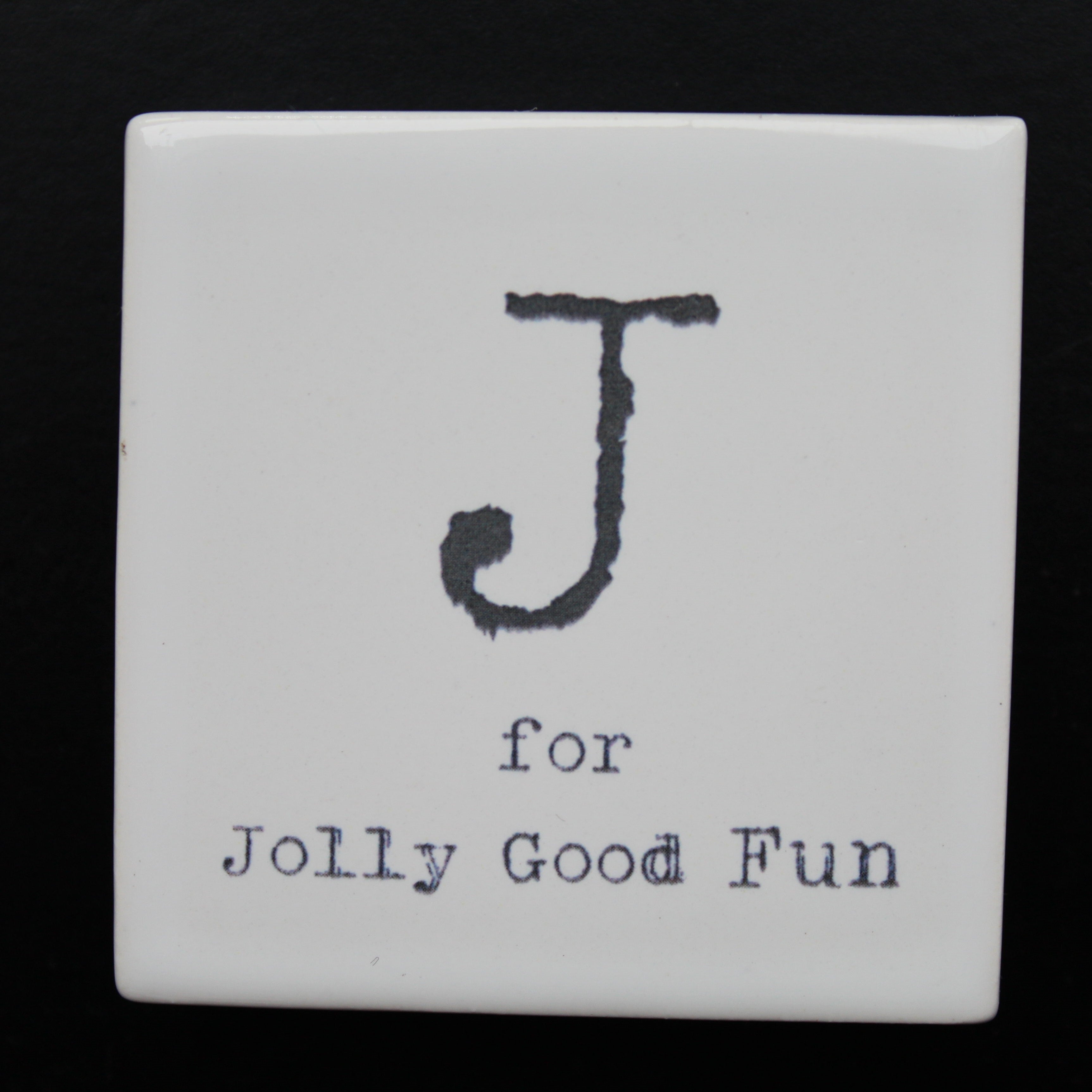 Letter Ceramic Fridge Magnets