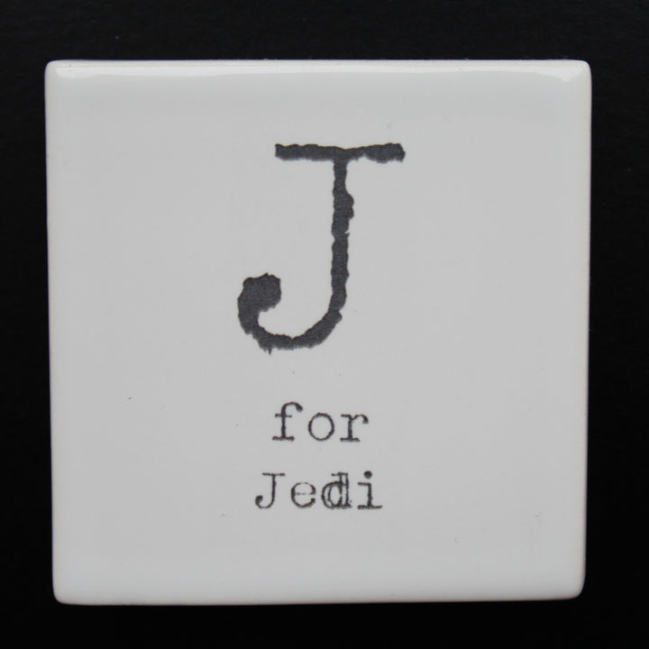 Letter Ceramic Fridge Magnets