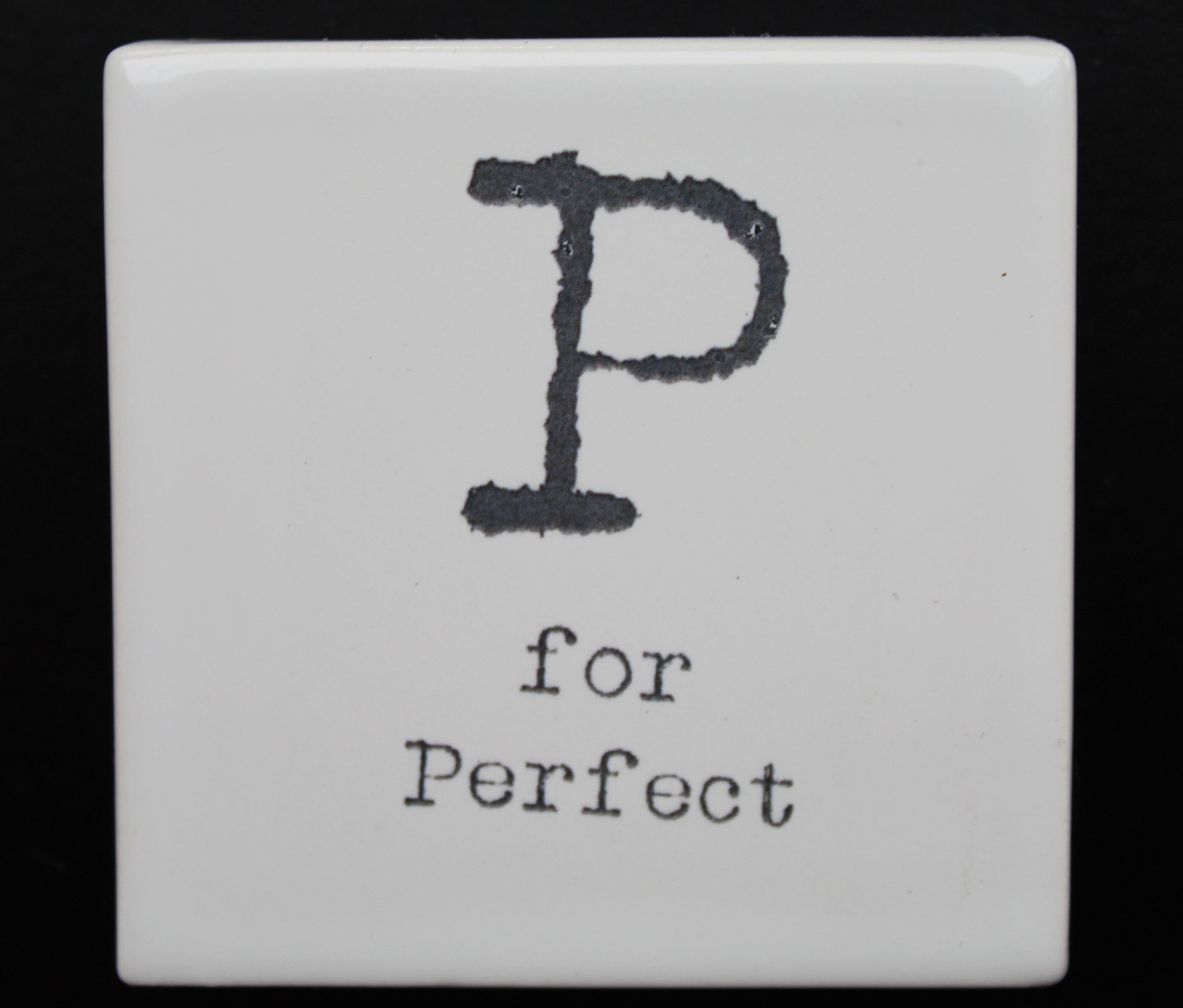 Letter Ceramic Fridge Magnets