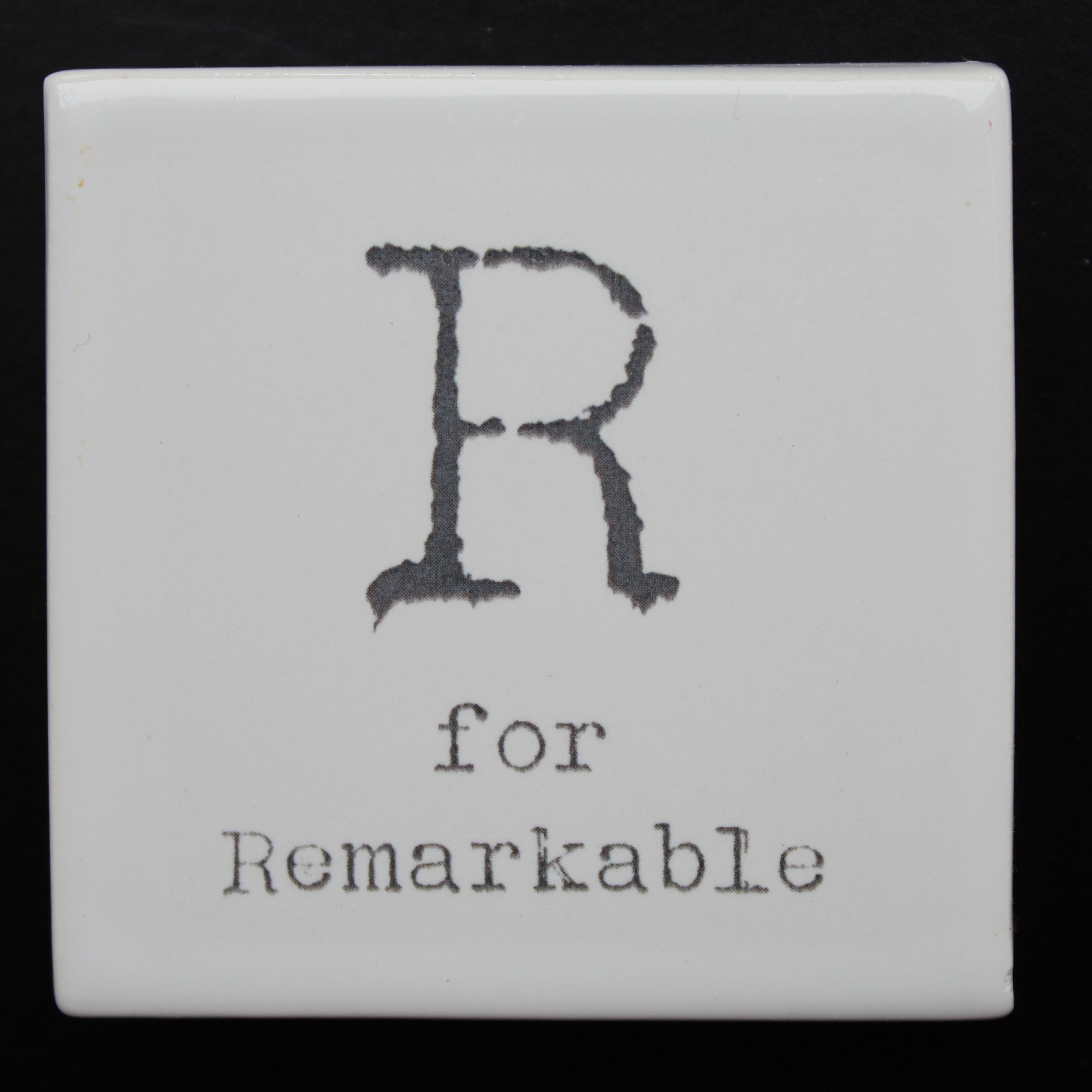 Letter Ceramic Fridge Magnets