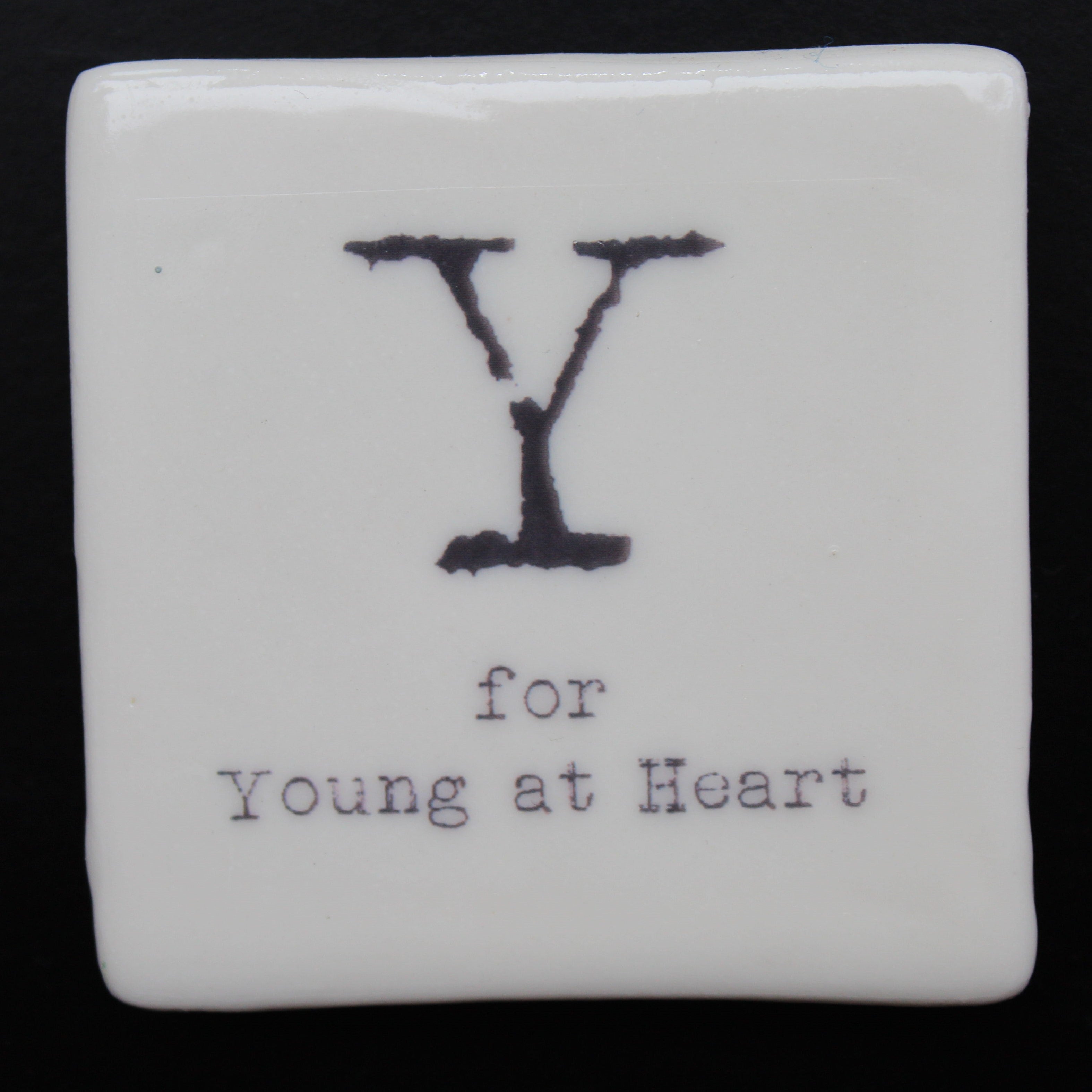 Letter Ceramic Fridge Magnets