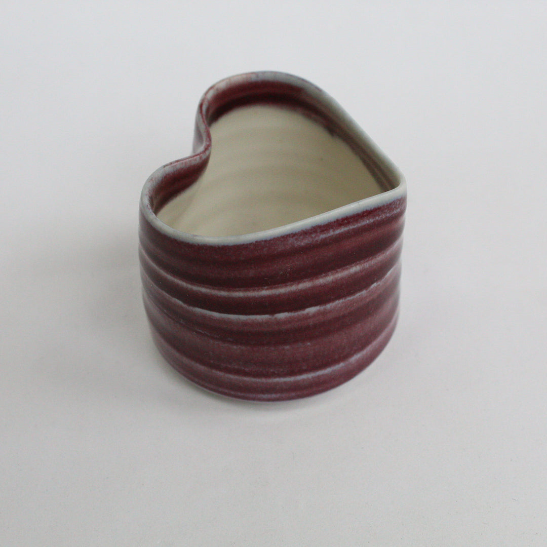 Handmade Ceramic Heart Votives