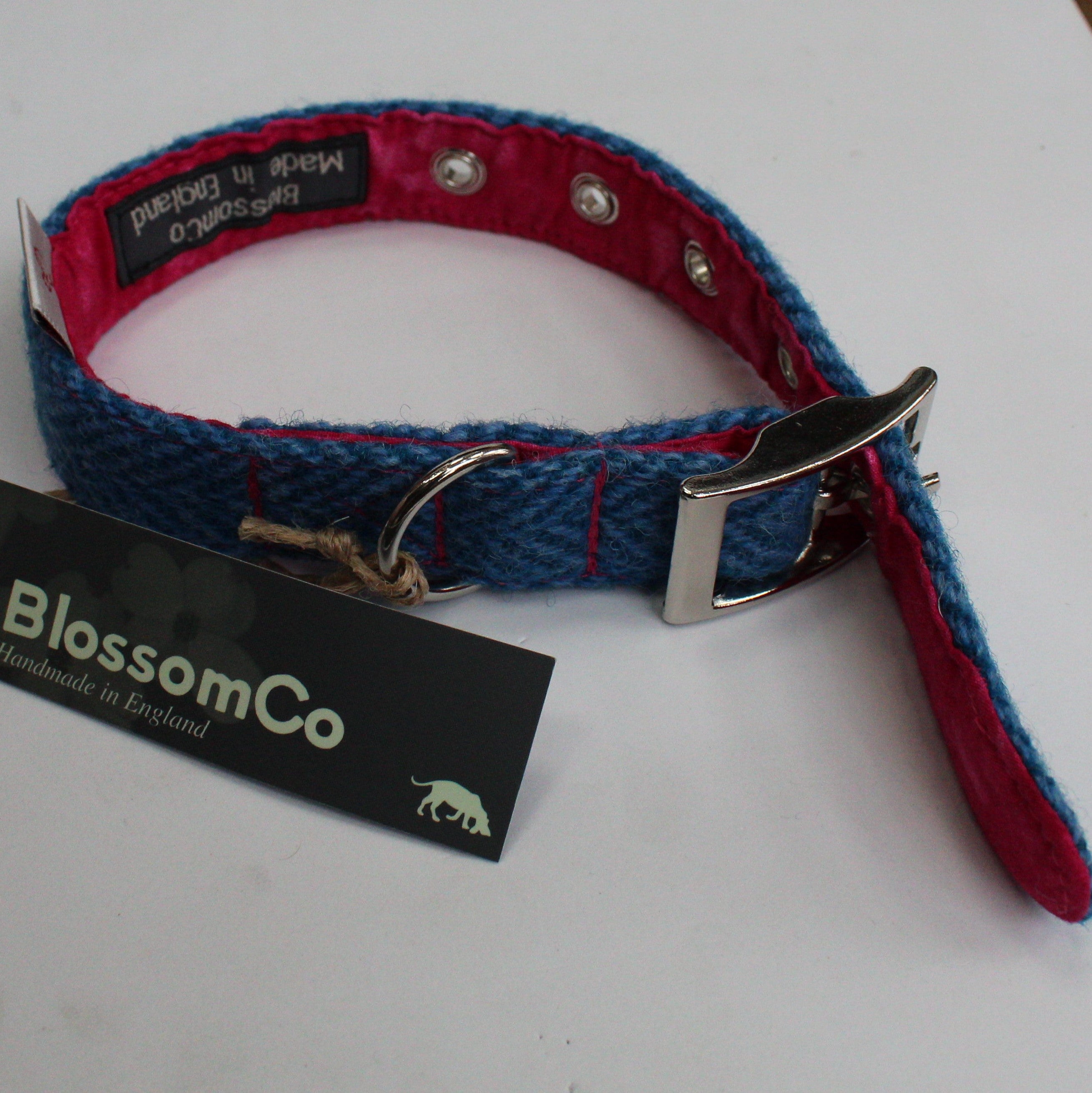 Berneray Harris Tweed Dog Collar