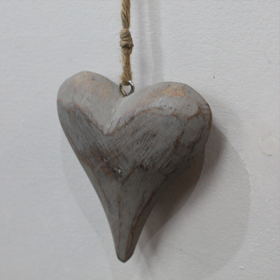 Vintage Style Wooden Heart