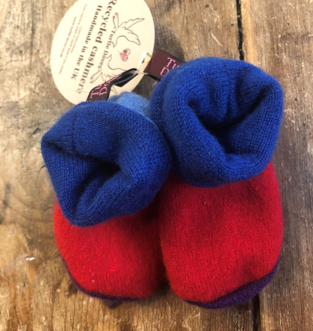 Cashmere Baby Booties
