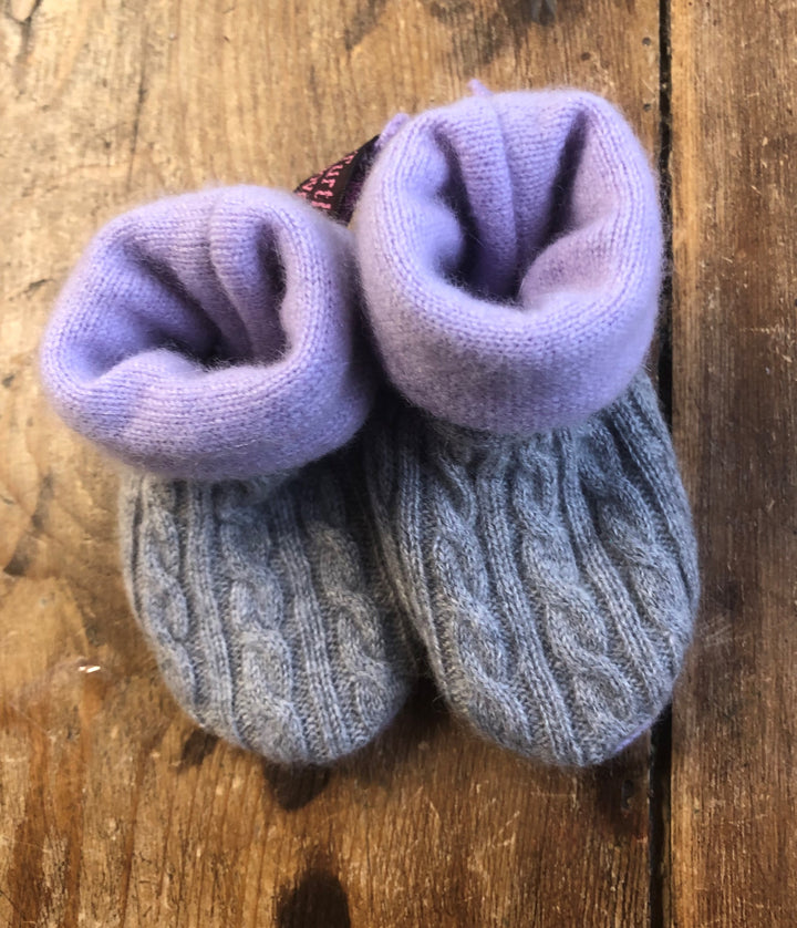Cashmere Baby Booties