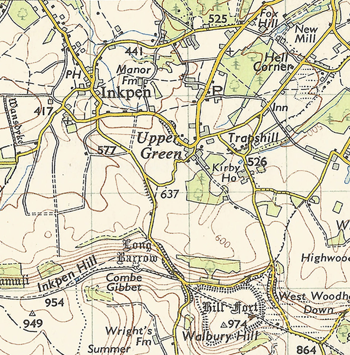 Vintage Map Cushion Cover