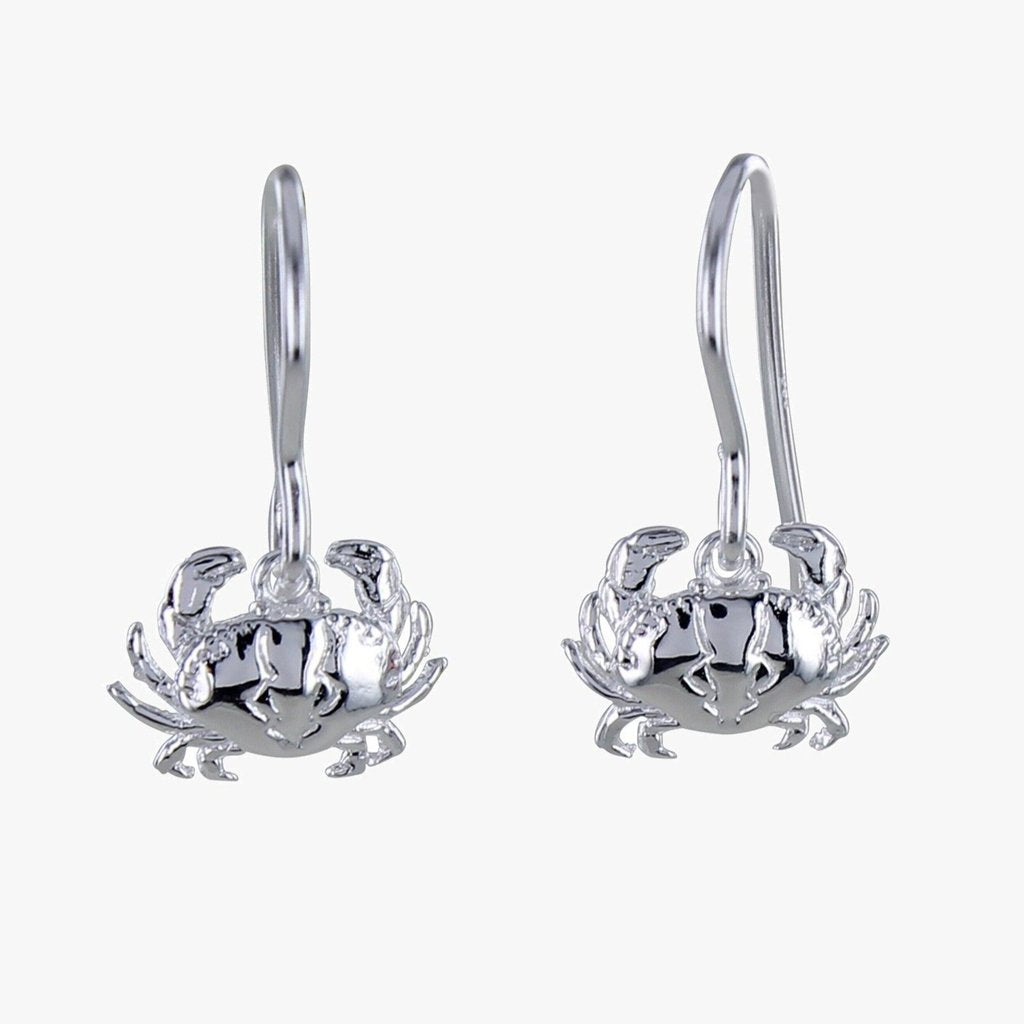 Sterling SIlver Crab Earrings
