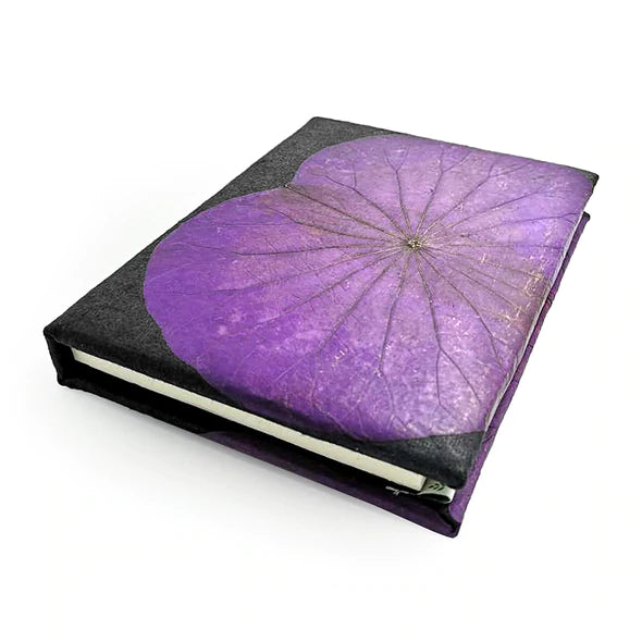 Lotus Vegan Leather Notebook