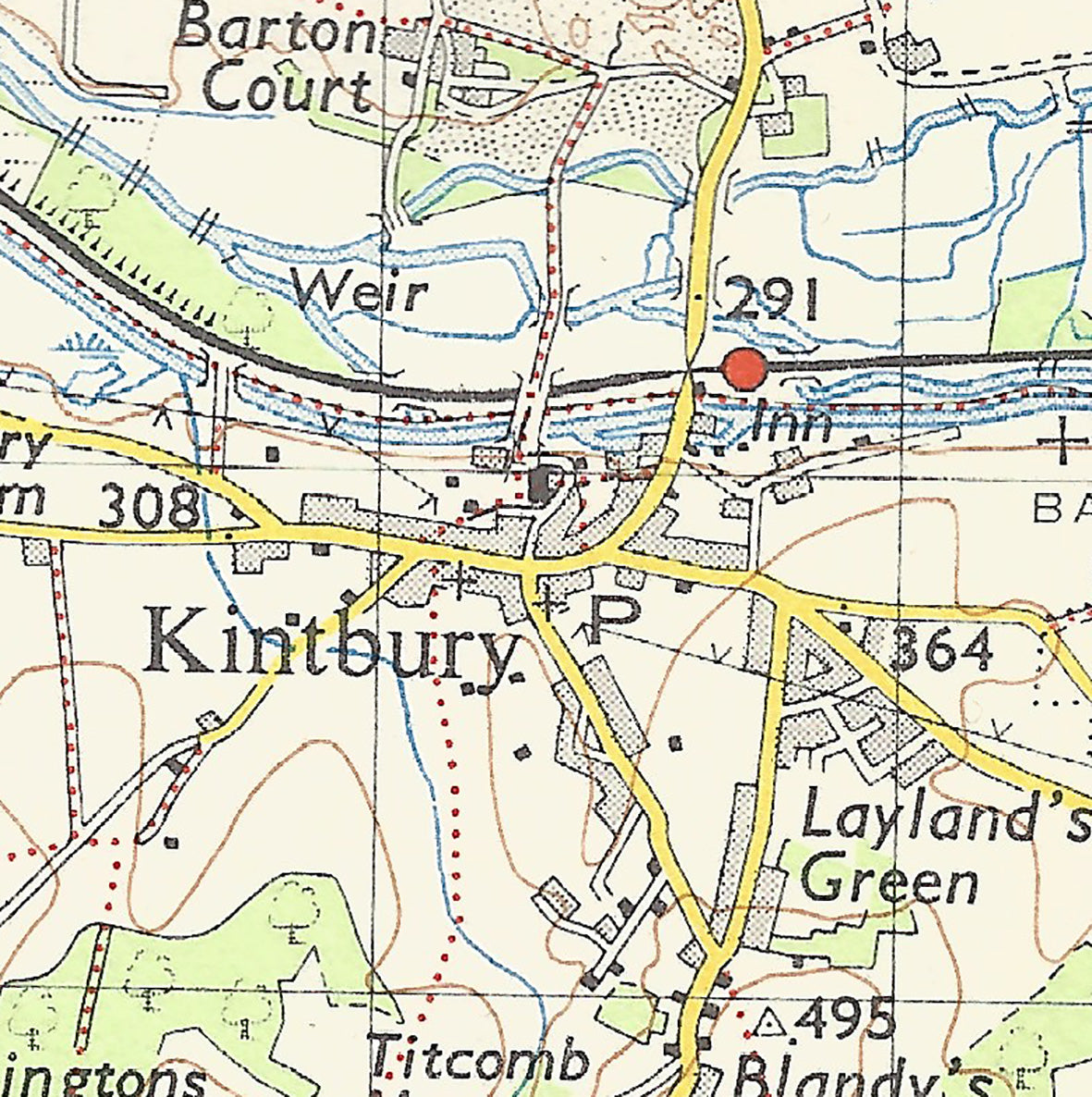 Vintage Map Ceramic Coaster