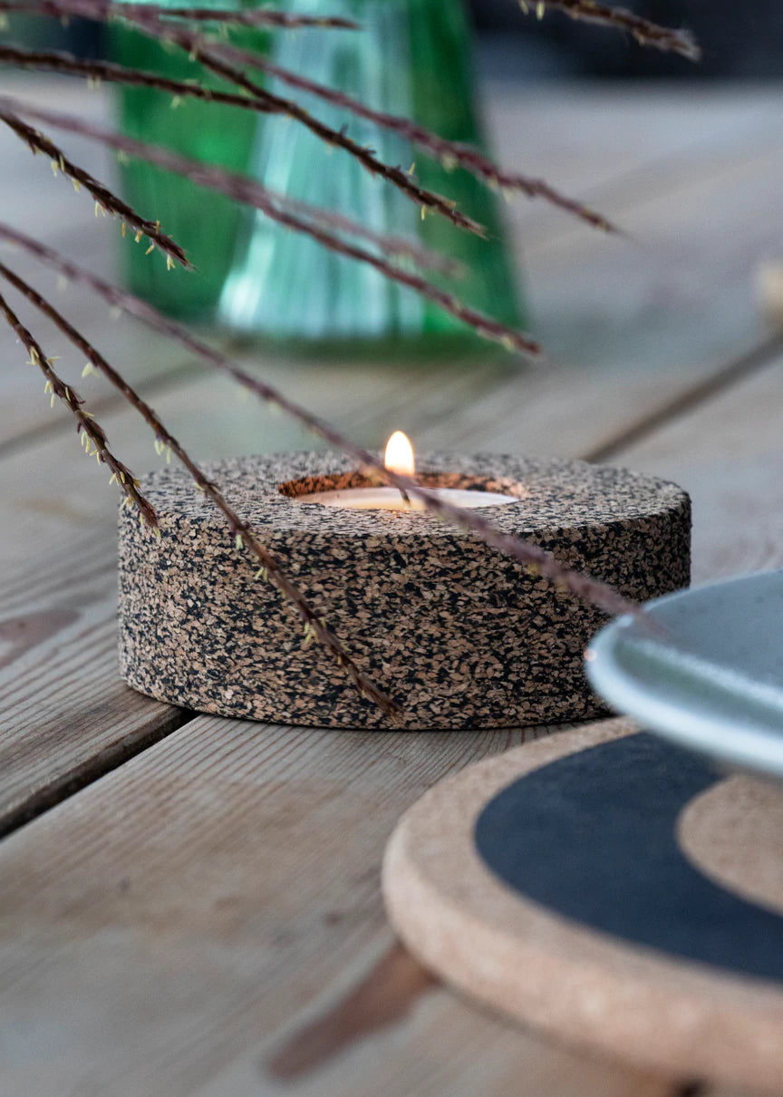 Recycled Cork Tealight Holder