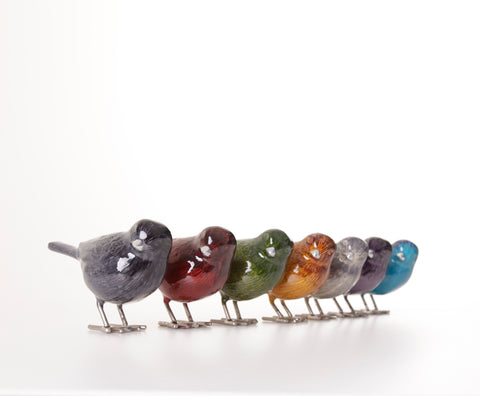 Enamelled Bird Ornament