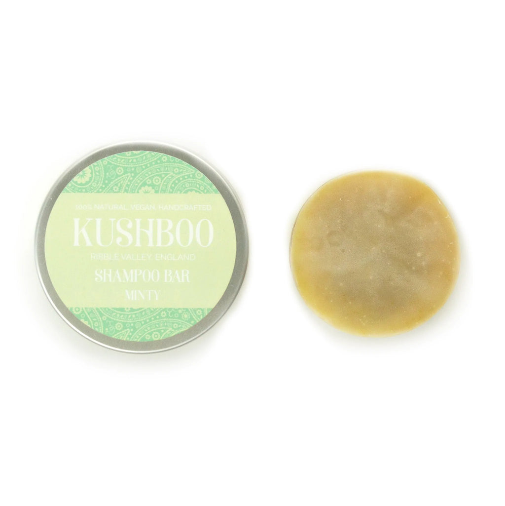 Shampoo Bar in Travel Tin - Minty