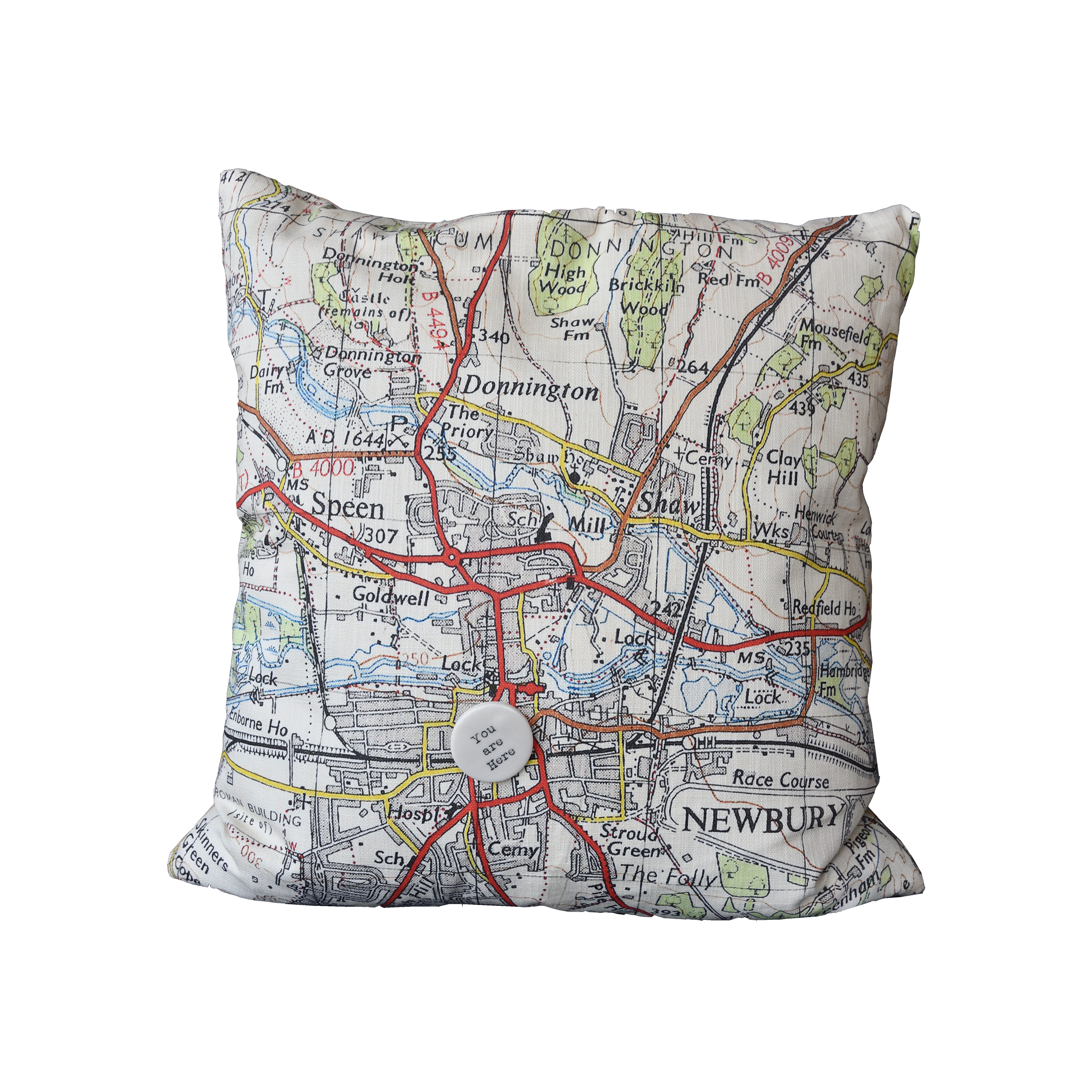 Vintage Map Cushion